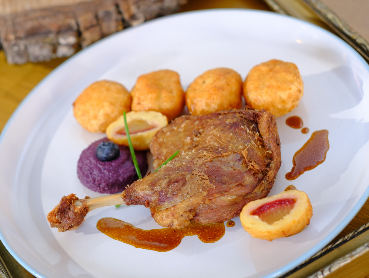 varecha, lokál Bistro Dudince, kačica,