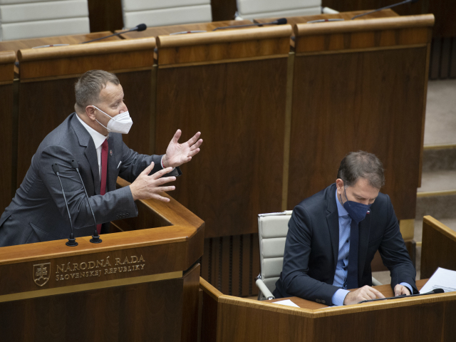 Boris Kollár, parlament, Igor Matovič