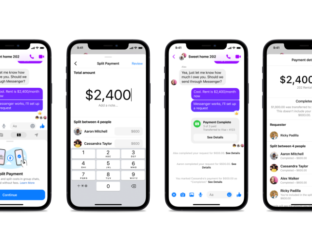 Messenger, Meta, Facebook, Split Payments