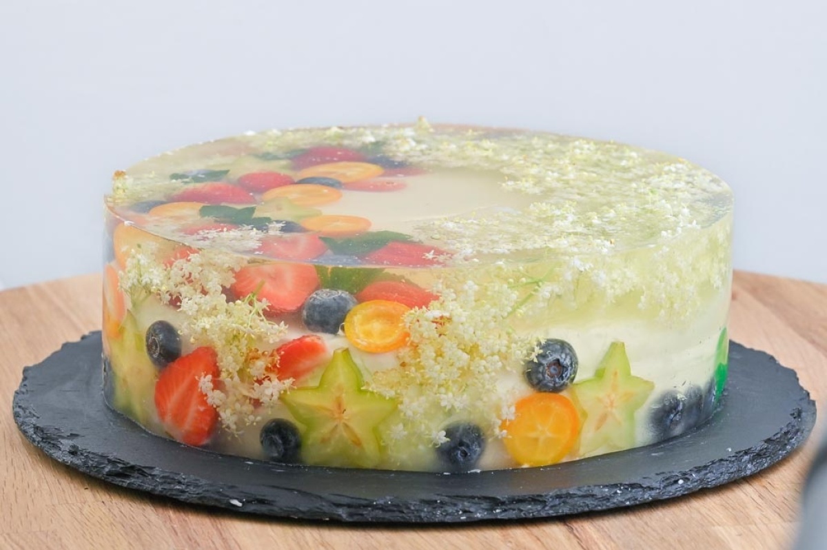 Svieža bazová torta podľa Miňa