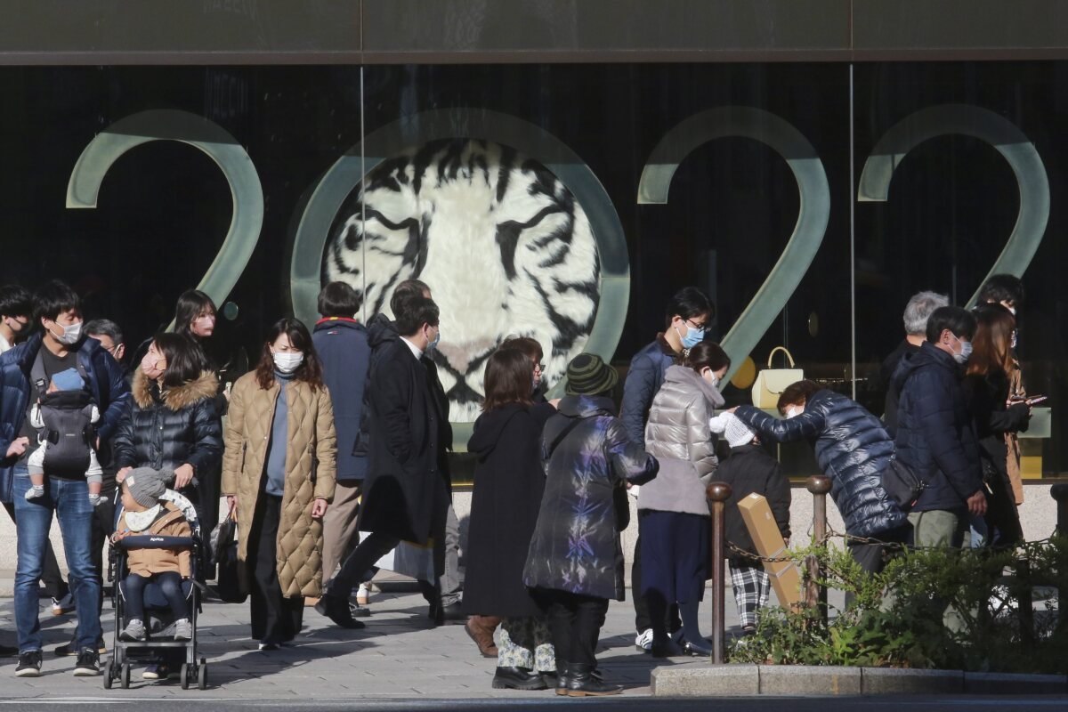 Japonsko, Nový rok 2022, Tokio, oslavy