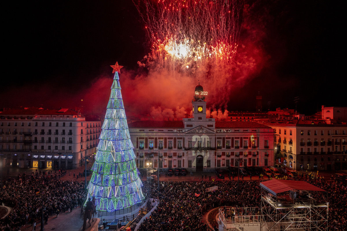 Nový rok 2022, Španielsko, Madrid