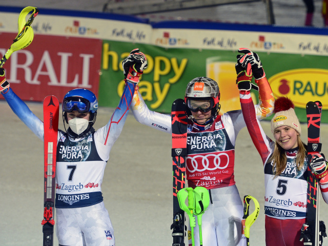 Chorvátsko Lyžovanie SP Slalom Ženy 2. kolo