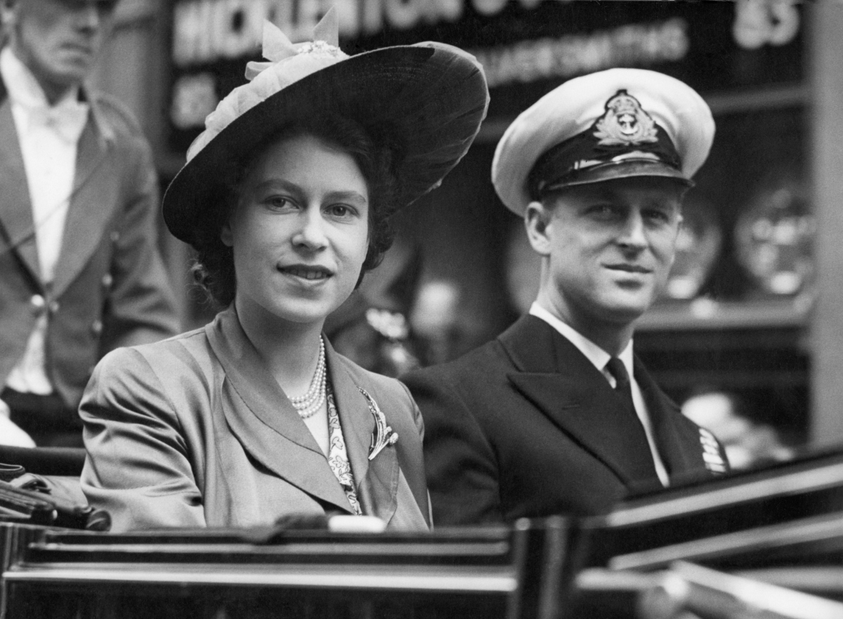 Britská kráľovná Alžbeta II., princ Philip