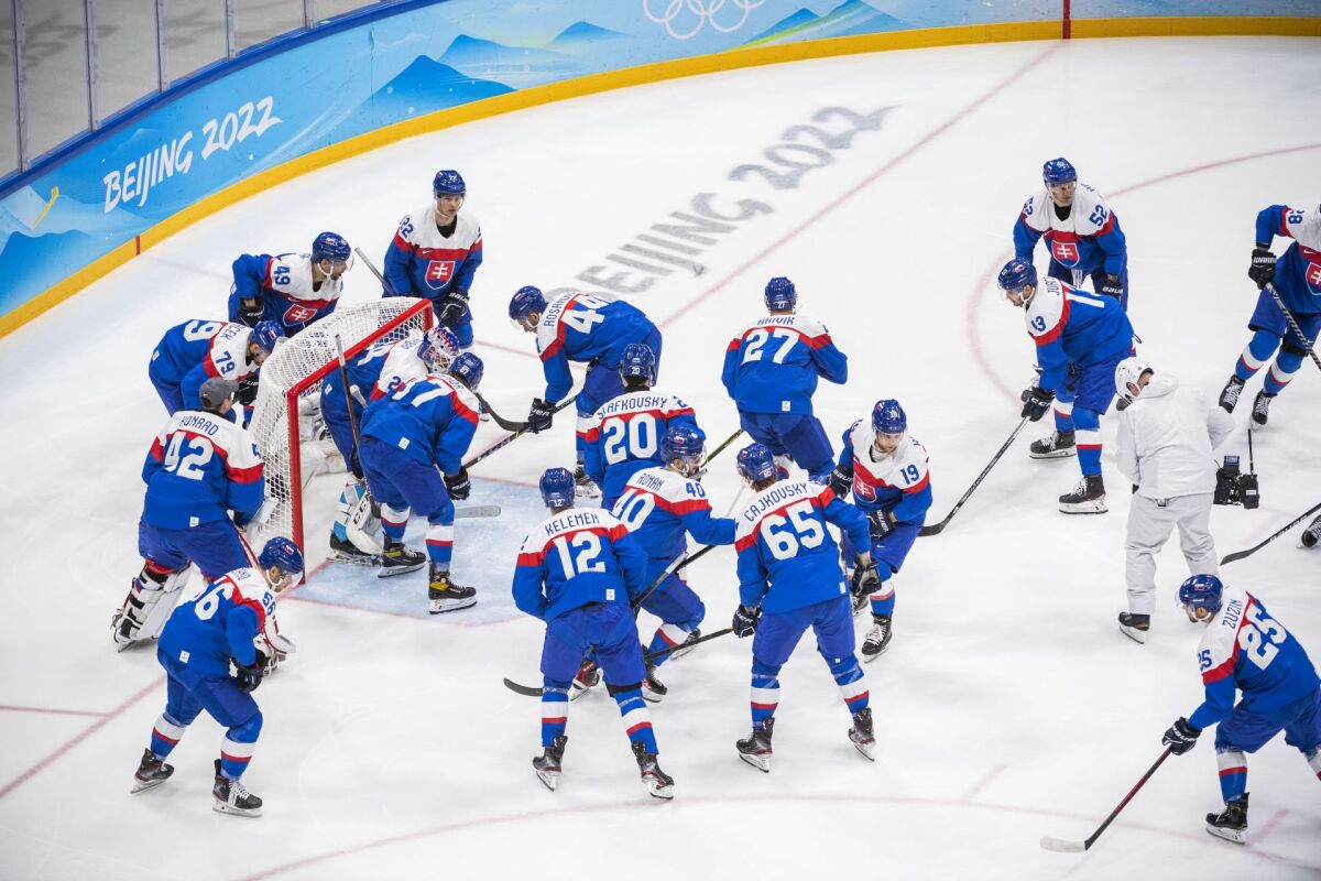 Čína SR Peking ZOH2022 Hokej C-sk. Slovensko