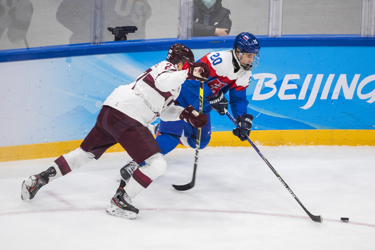 Čína SR Peking ZOH2022 Hokej Slafkovský