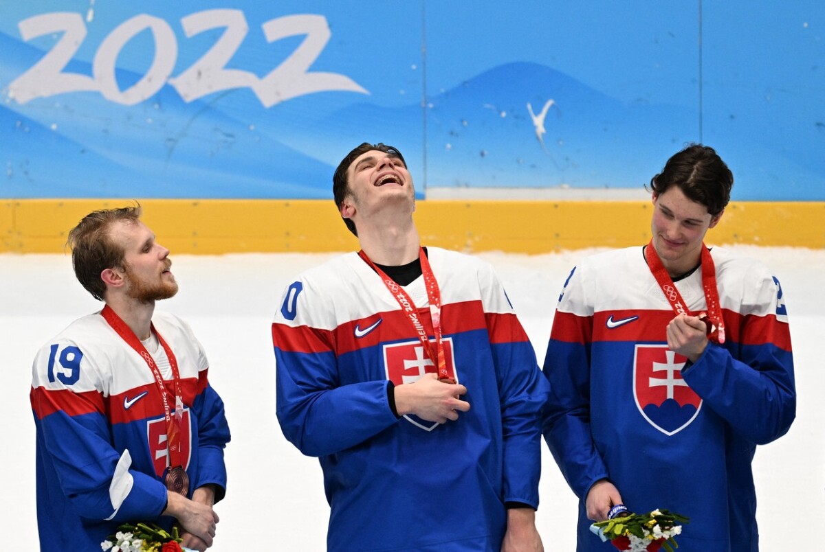 Michal Krištof, Juraj Slafkovský, Samuel Kňažko