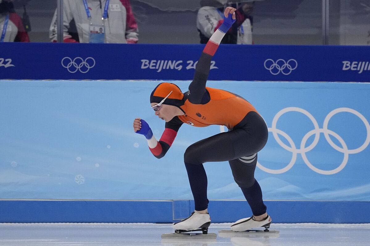 Beijing Olympics Speedskating Jutta Leerdamová