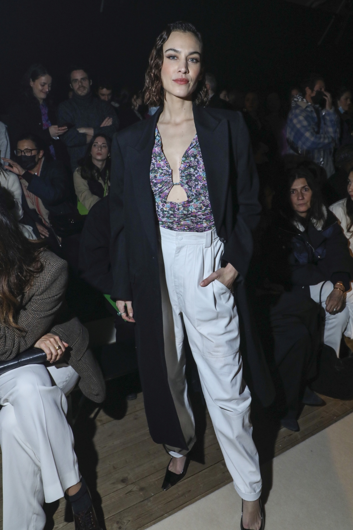 Paris Fashion Isabel Marant, Alexa Chung