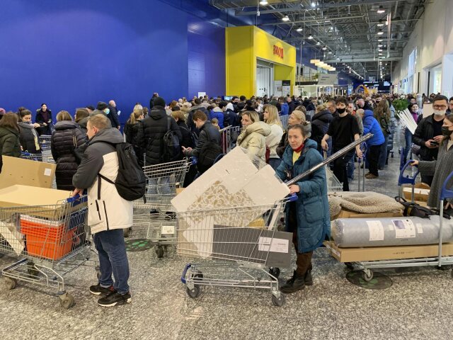 Rusko, IKEA, Bielorusko, aktivity, zastavenie