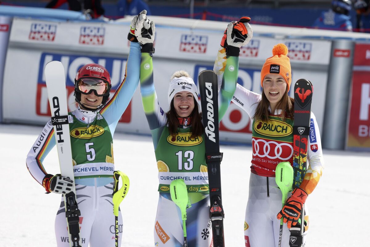Petra Vlhová, Lena Dürrová, Andreja Slokarová