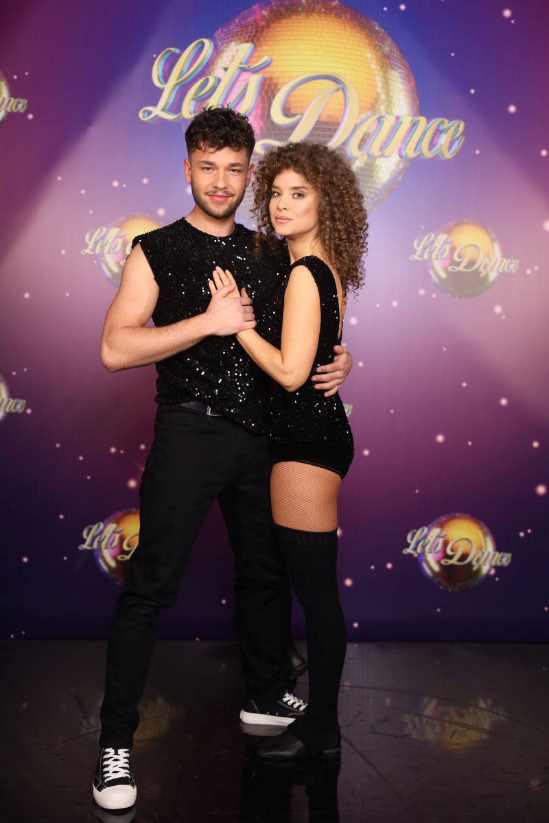 Kristína Svarinská a Marek Klič v  šou Let's Dance.