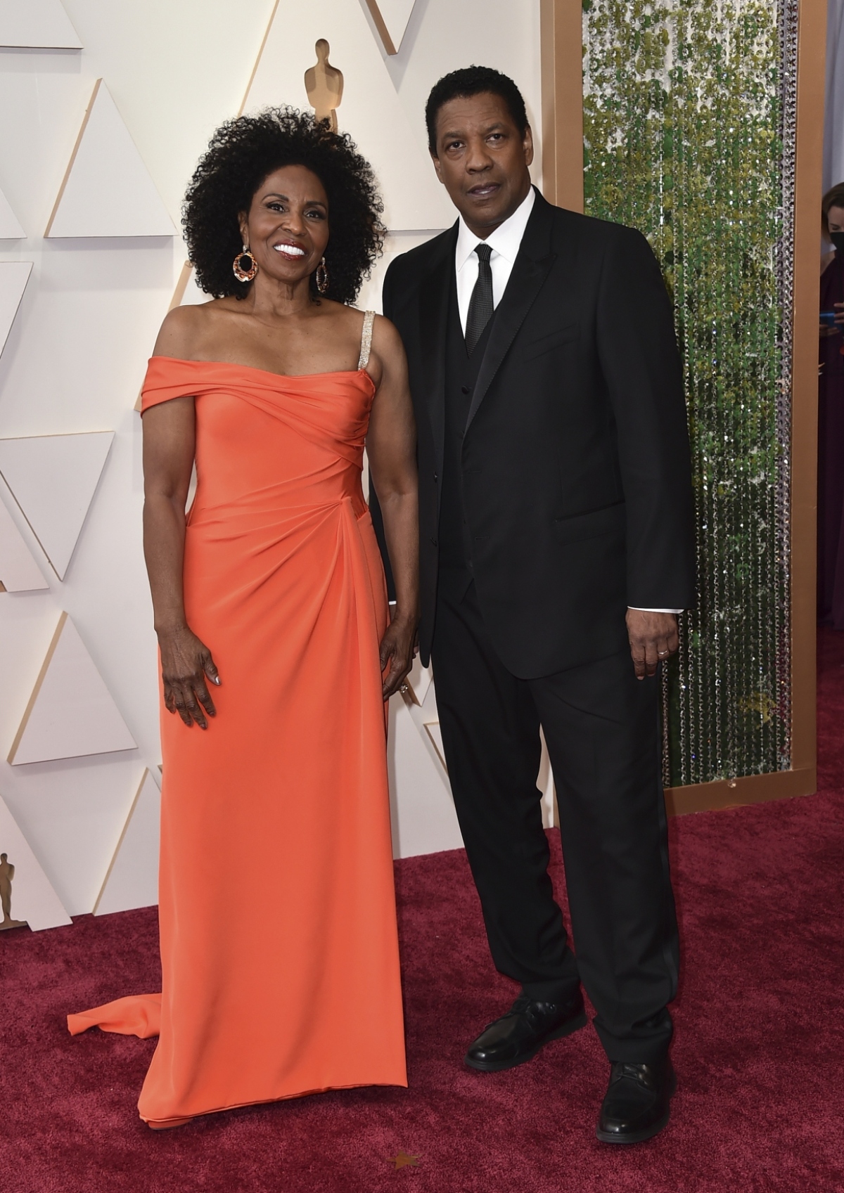 Herec Denzel Washington a jeho manželka Pauletta Washington.