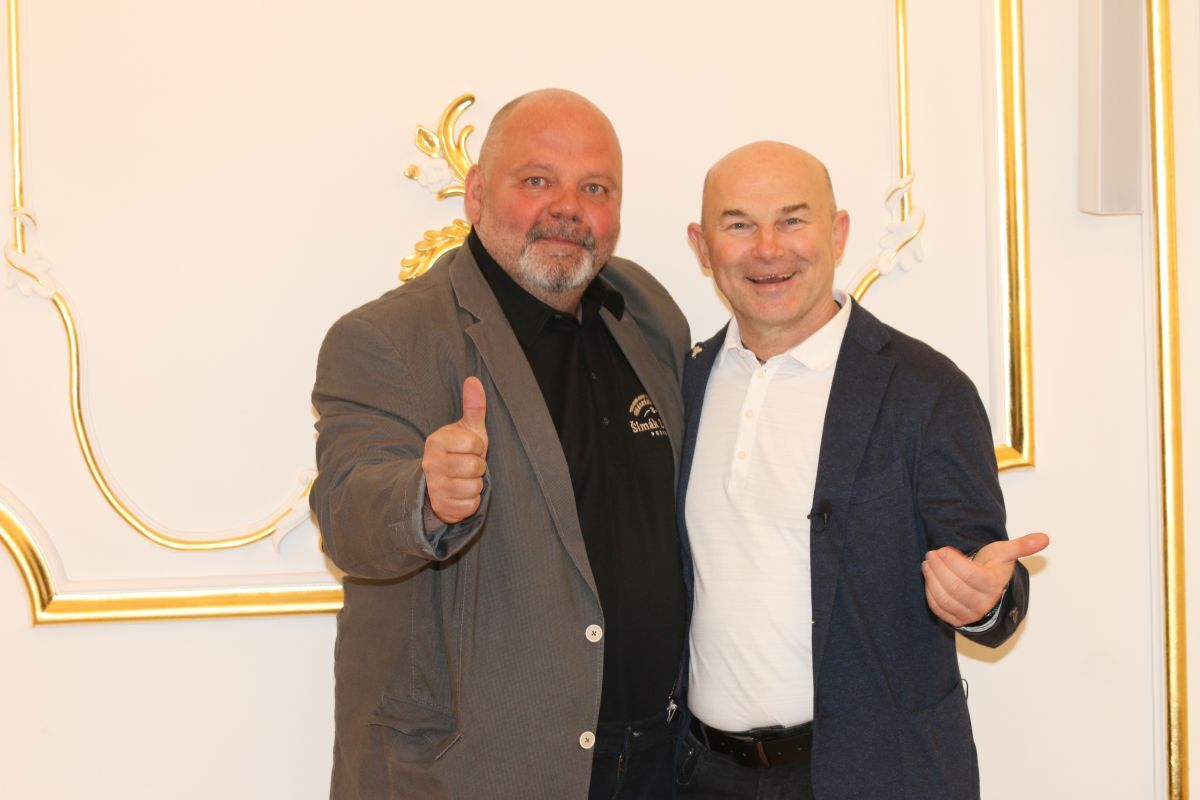 Rivali aj priatelia: Roman Janoušek a Vladimír Mrva.