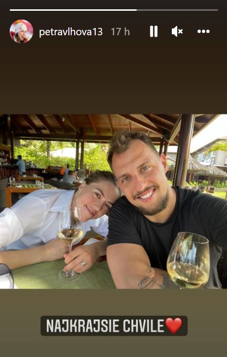 Petra Vlhová s priateľom Michalom Kyselicom.