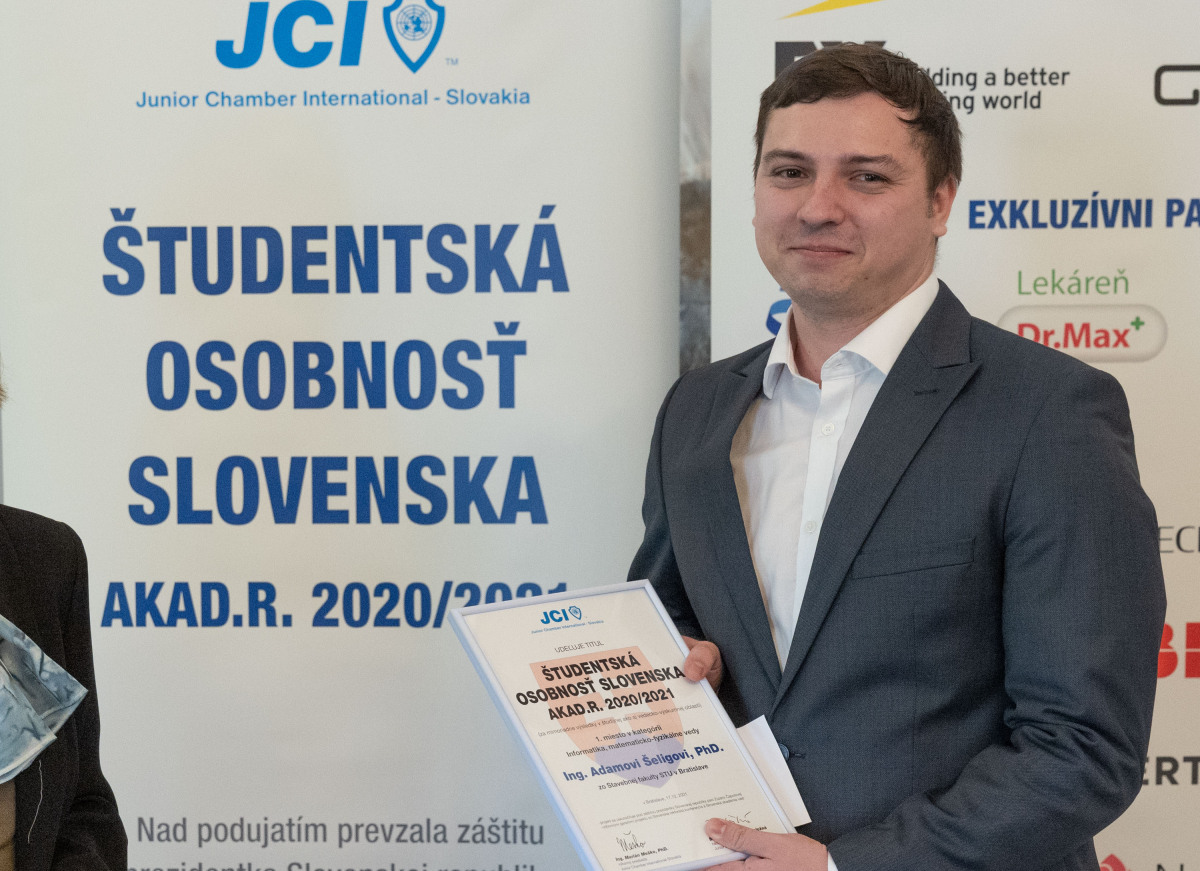 Adam Šeliga, Študentská osobnosť Slovenska