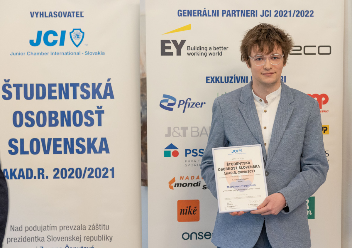 Martin Pogádl, Študentská osobnosť Slovenska