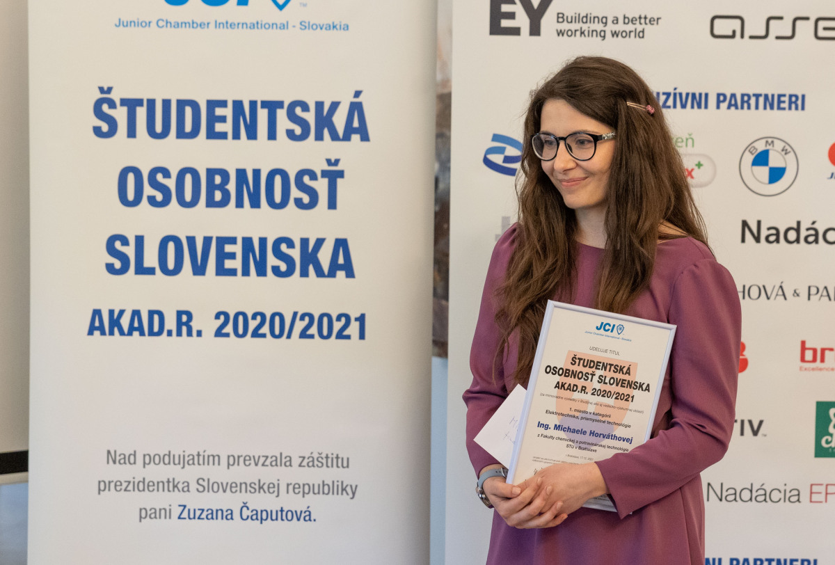 Michaela Horváthová, Študentská osobnosť Slovenska