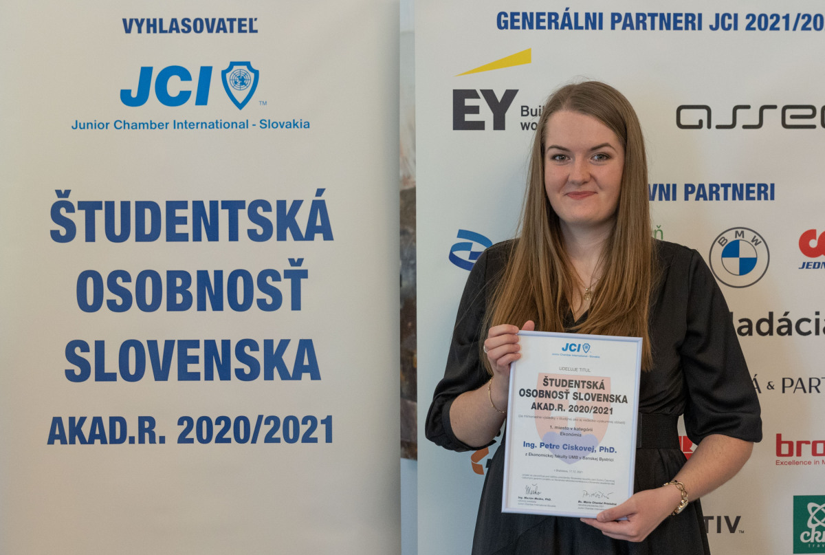 Petra Cisková, Študentská osobnosť Slovenska