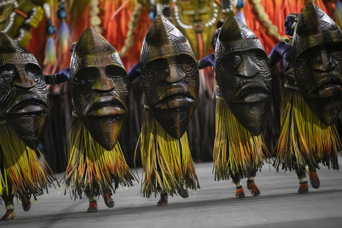 karneval, Rio De Janeiro, Brazília,