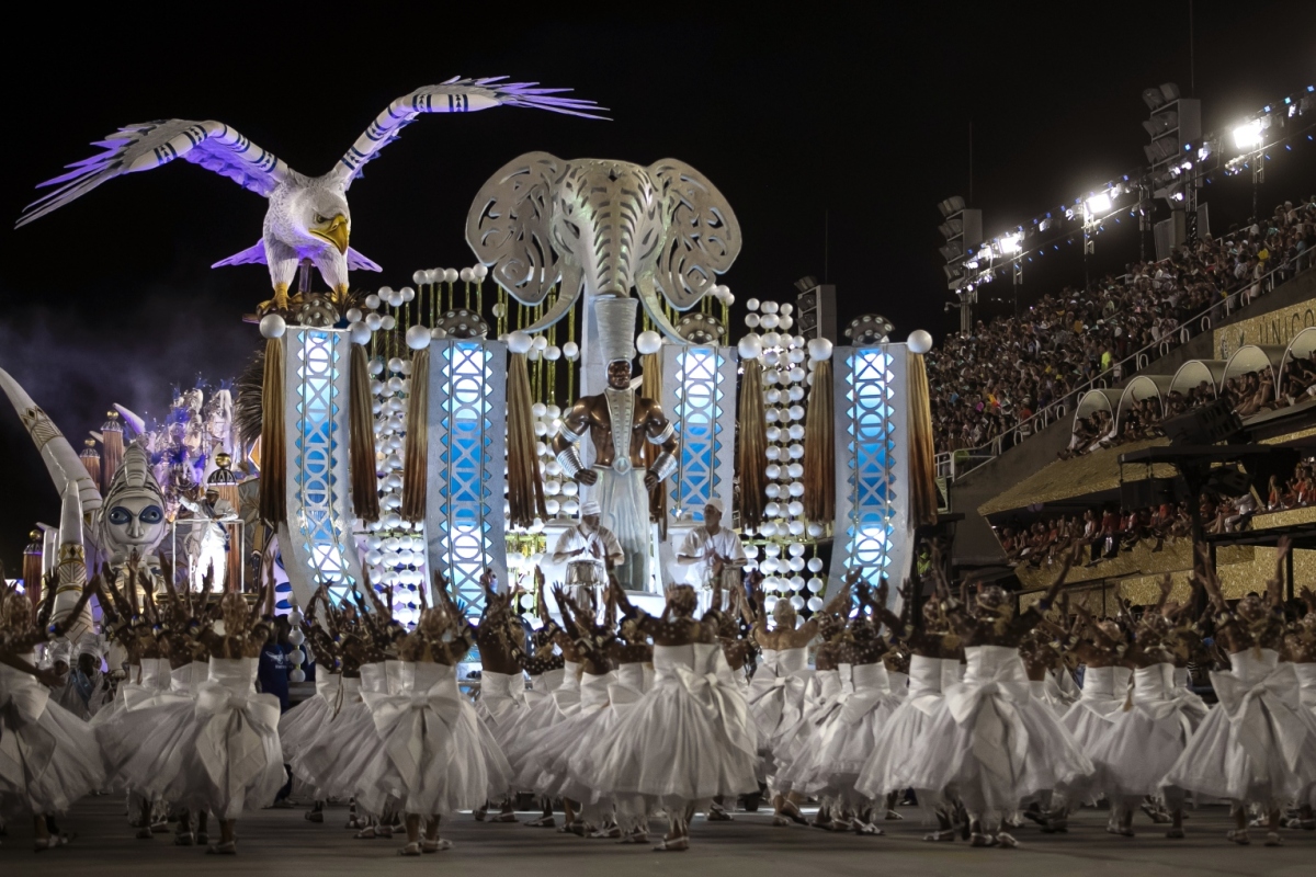 karneval, Rio De Janeiro, Brazília,
