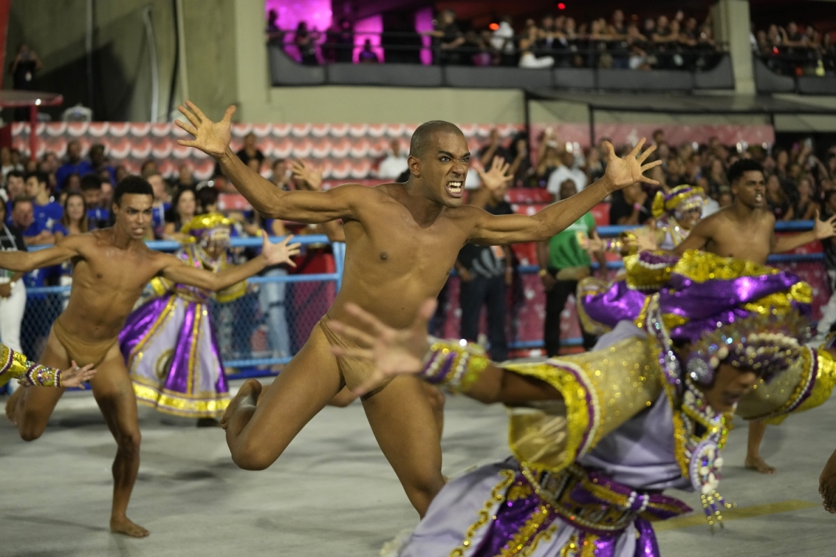 Brazil karneval, Rio De Janeiro, Brazília,