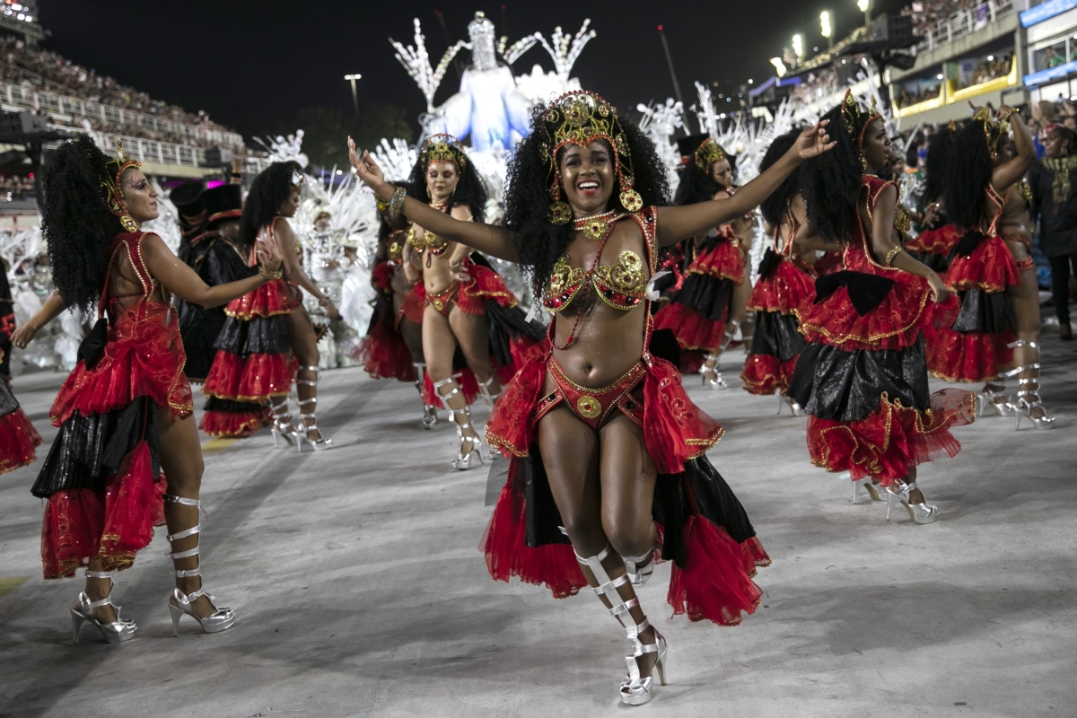 karneval, Rio De Janeiro, Brazília,