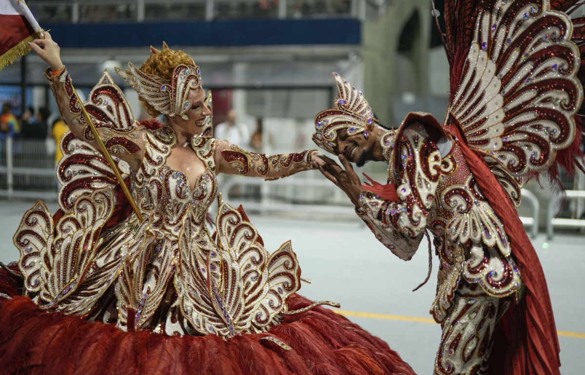 karneval, Sao Paulo, Brazília,