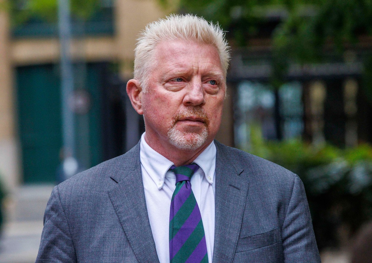 Boris Becker pred vynesením rozsudku.