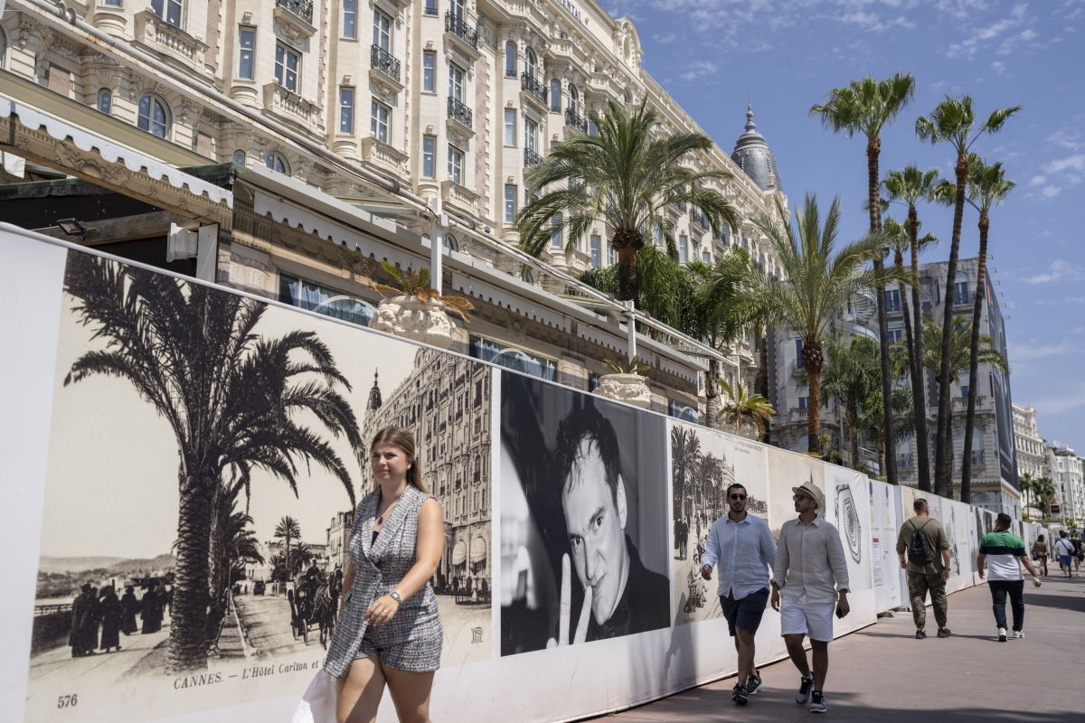 Croisette v meste Cannes