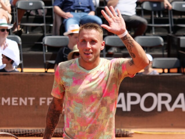 Alex Molčan na turnaji v Lyone.