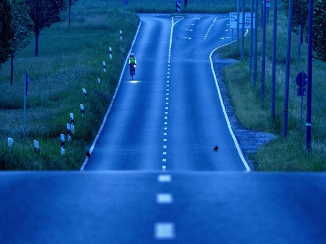cesta, doprava, cyklista, cestovanie, bicykel