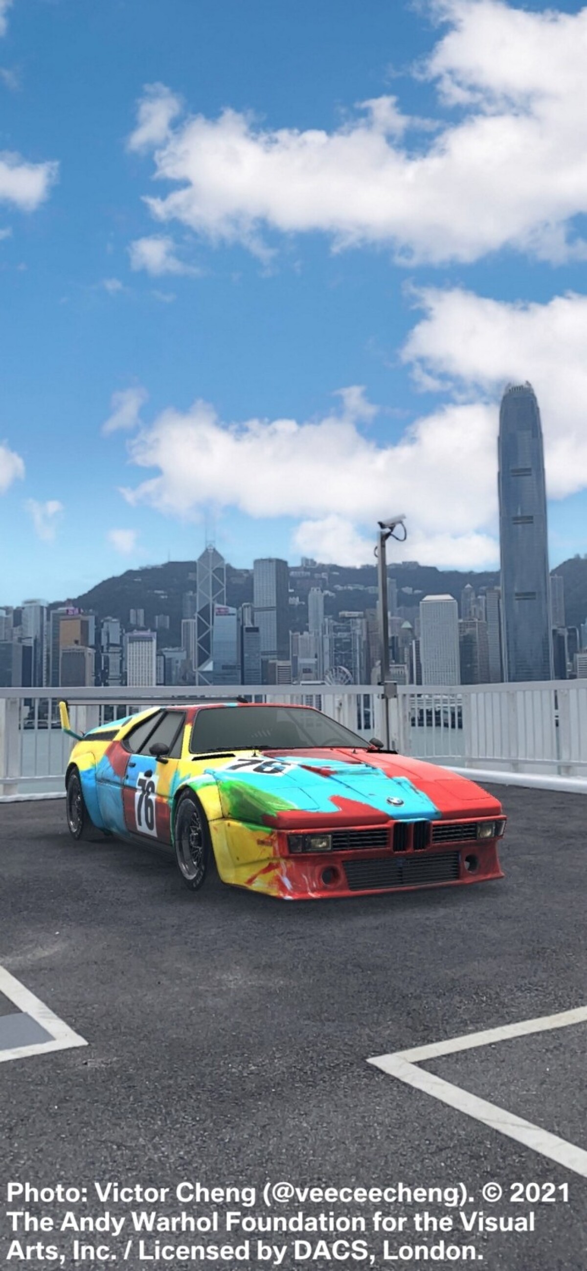 BMW M1 Art Car by Andy Warhol - 1979