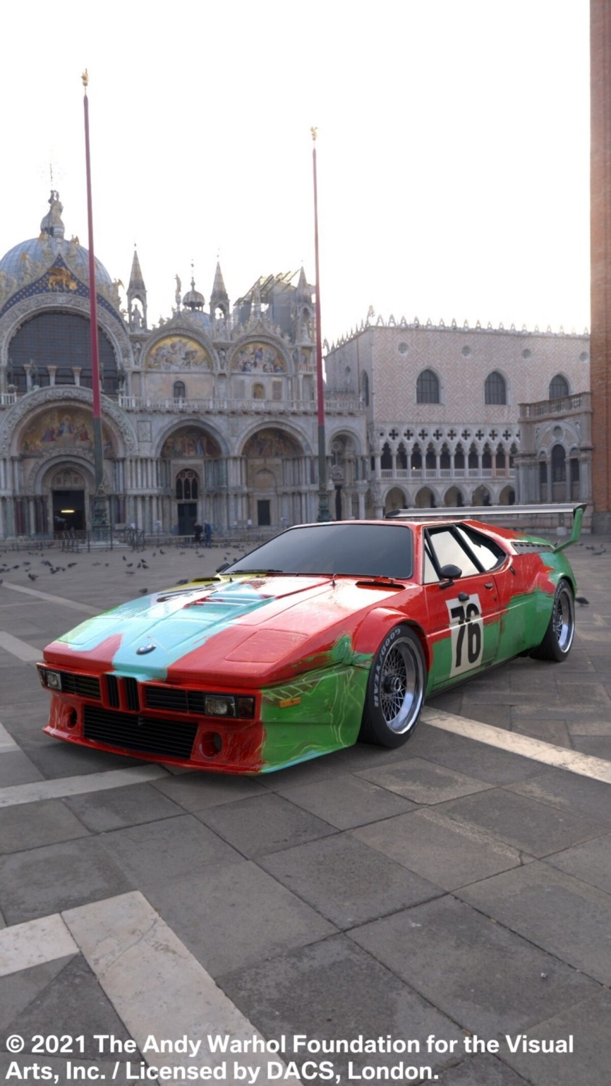 BMW M1 Art Car by Andy Warhol - 1979