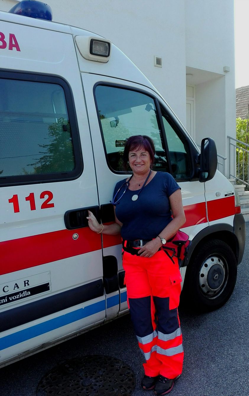 Záchranárka MUDr. Táňa Bulíková, viceprezidentka Slovenskej spoločnosti urgentnej medicíny a medicíny katastrof SLS.