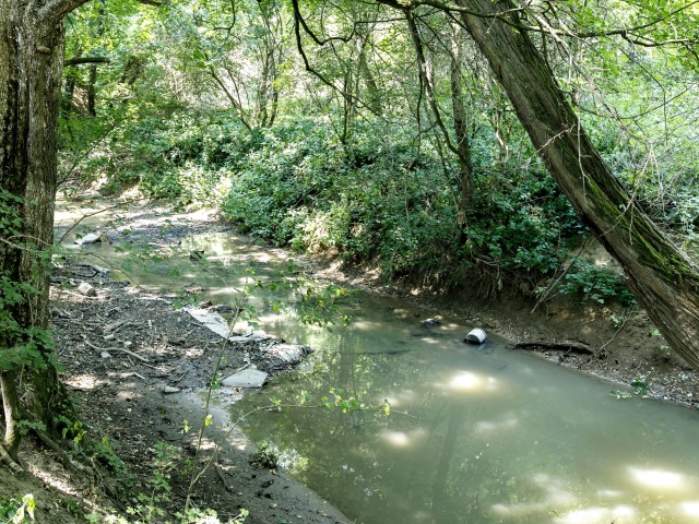 potok myjava, sucho