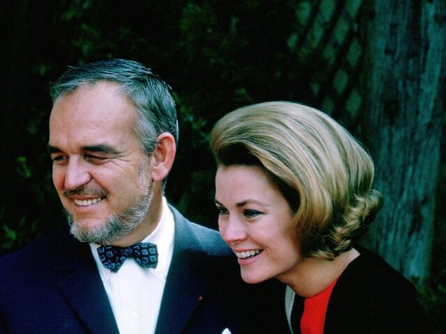 Knieža Rainier a jeho manželka - herečka Grace Kelly