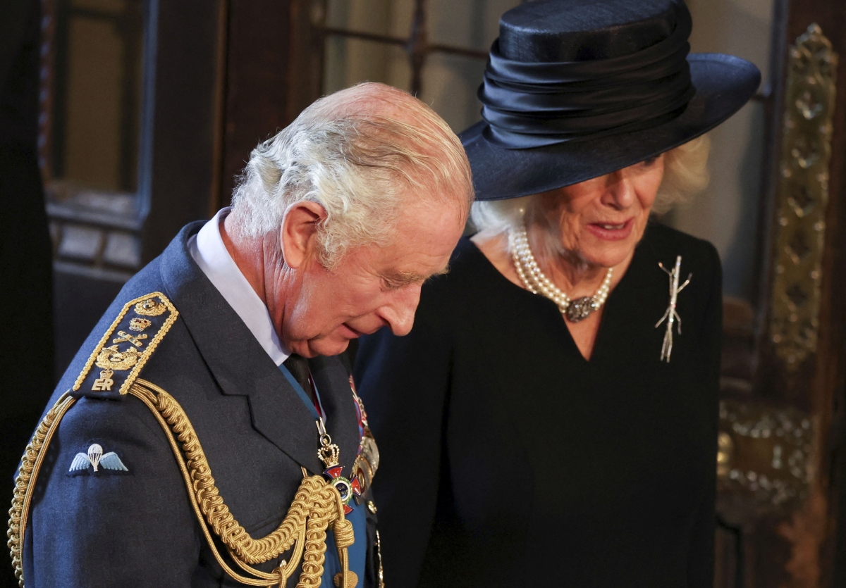Kráľ Karol III. a kráľovná manželka Camilla