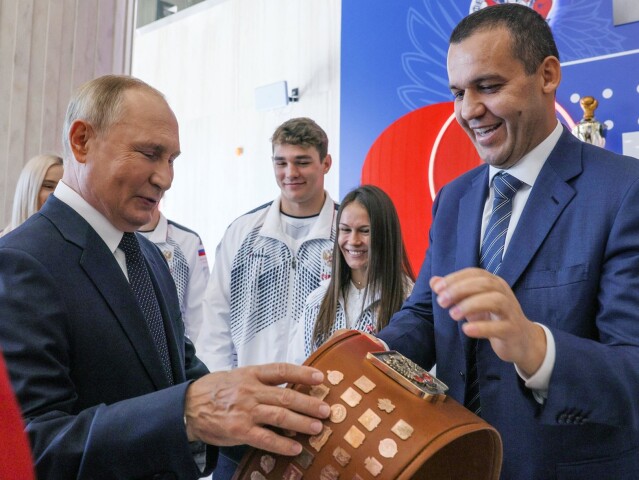Umar Kremlev a Vladimir Putin.