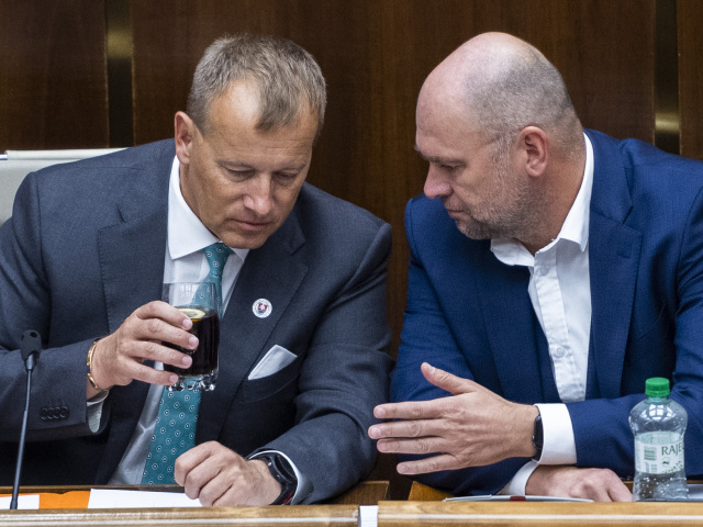 Boris Kollár (vľavo) a Richard Sulík
