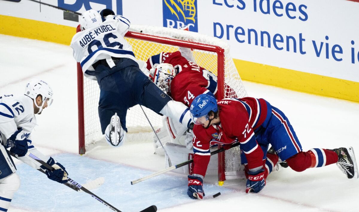 Maple Leafs Canadiens Hockey NHL