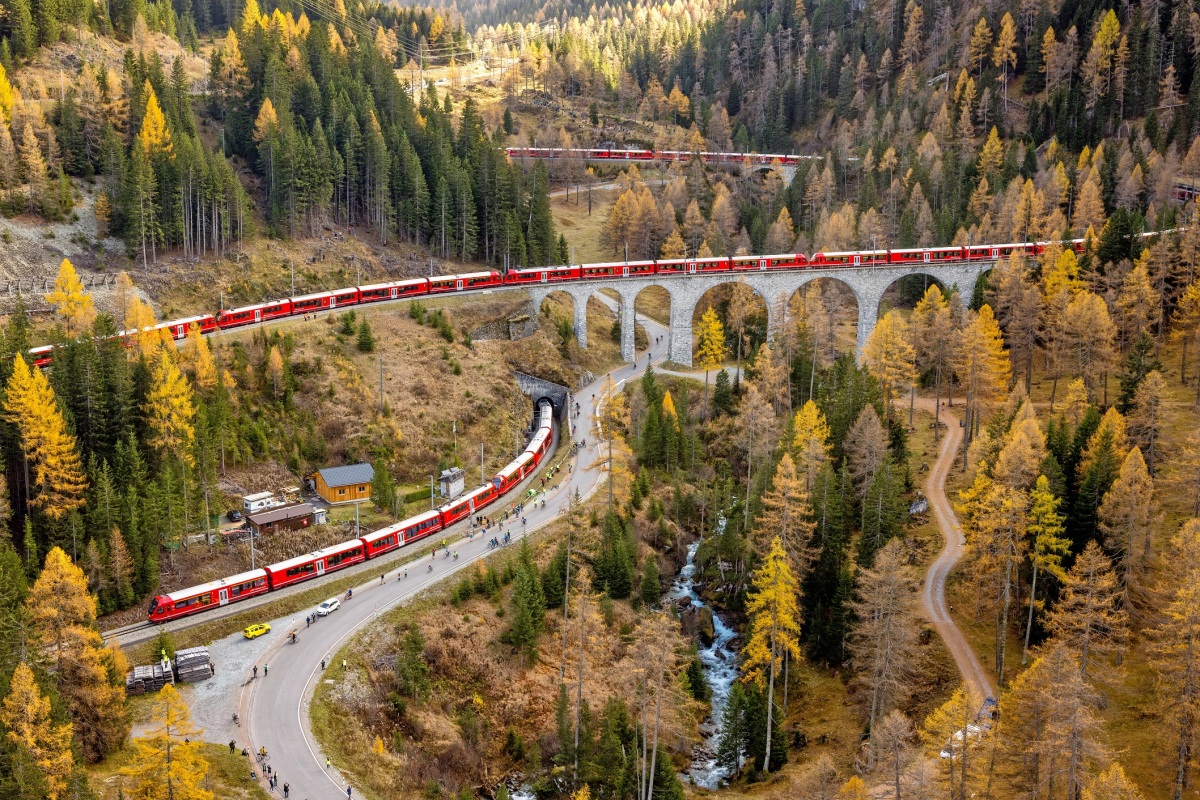 Rhaetische Bahn. Weltrekordversuch / World Record Attempt