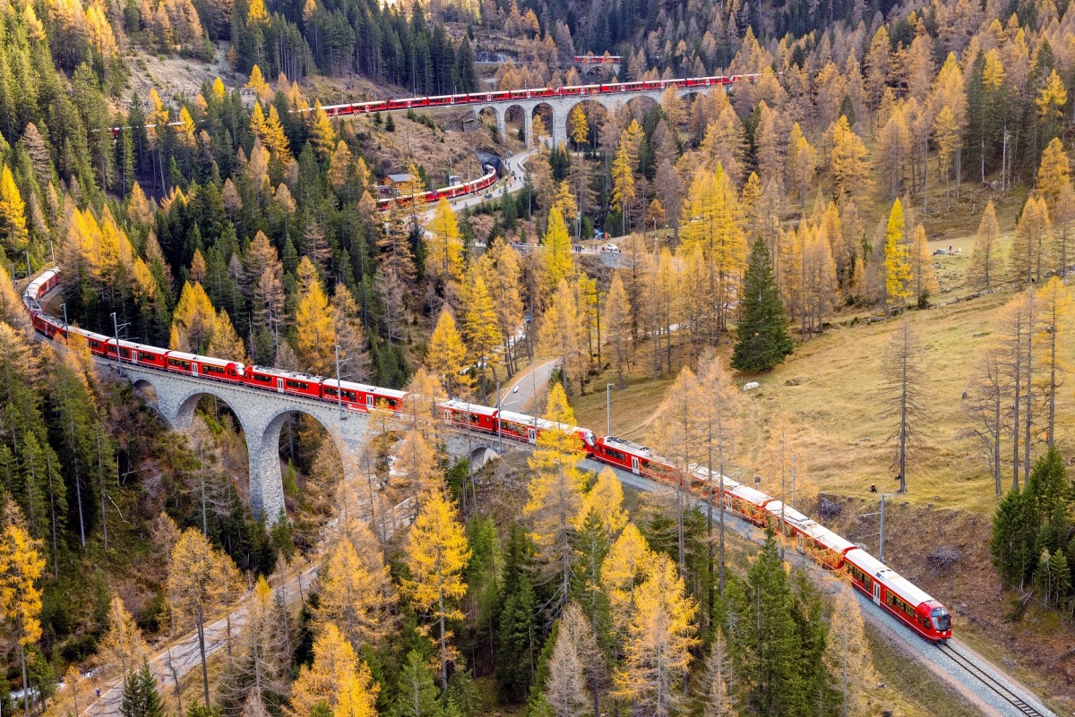 Rhaetische Bahn. Weltrekordversuch / World Record Attempt