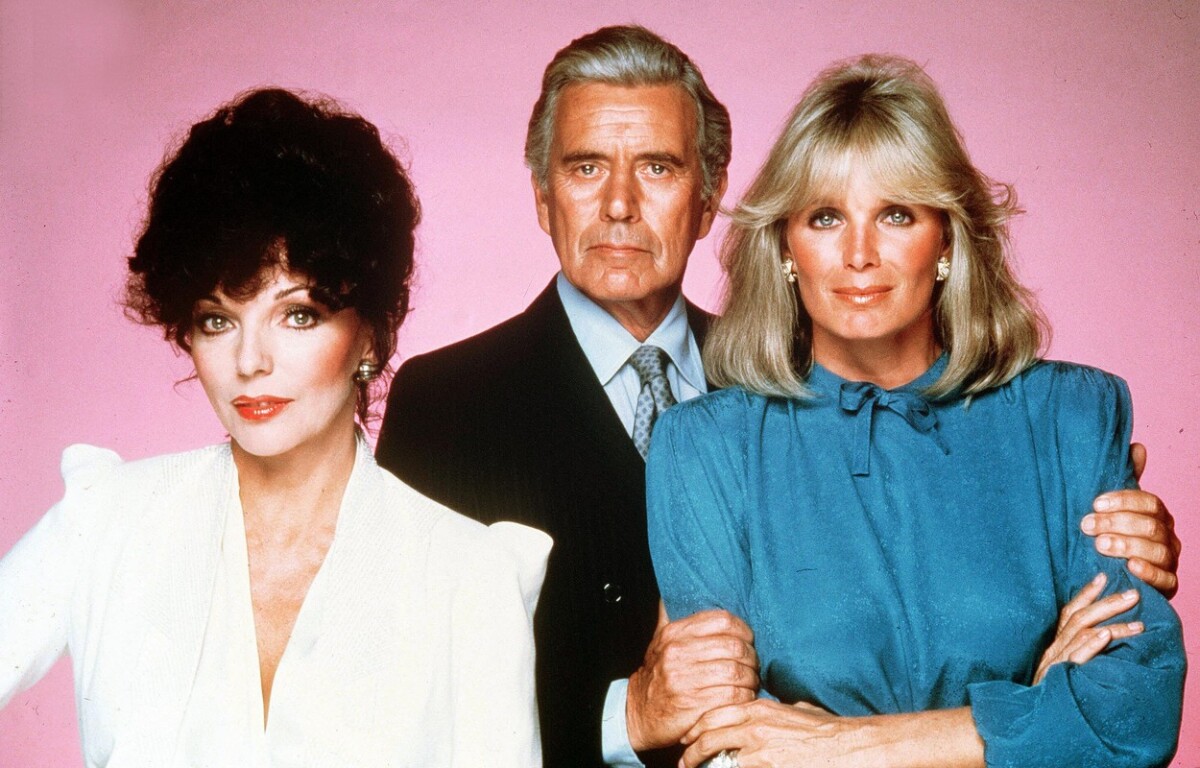 Joan Collins, John Forsythe a Linda Evans