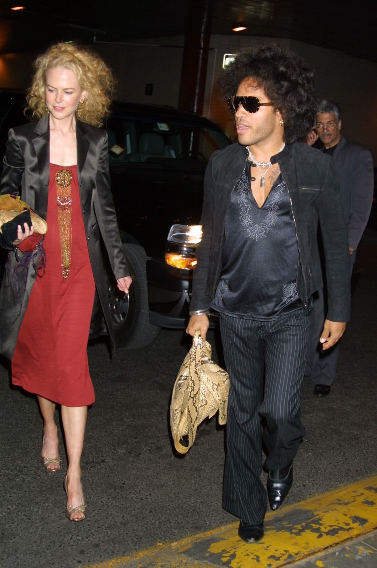 Nicole Kidman a hudobník Lenny Kravitz