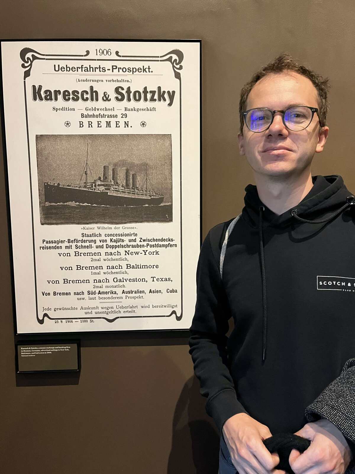 Milan Čupka, Ellis Island, USA, Amerikáni