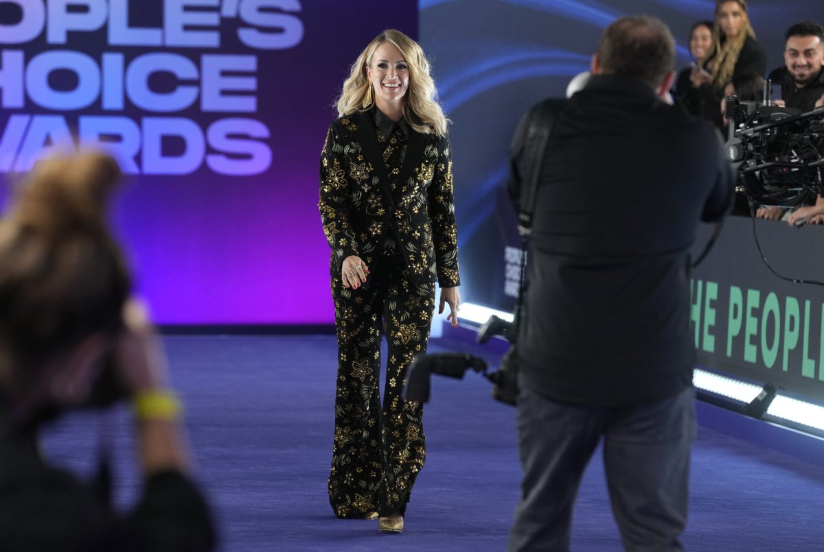 Speváčka Carrie Underwood.