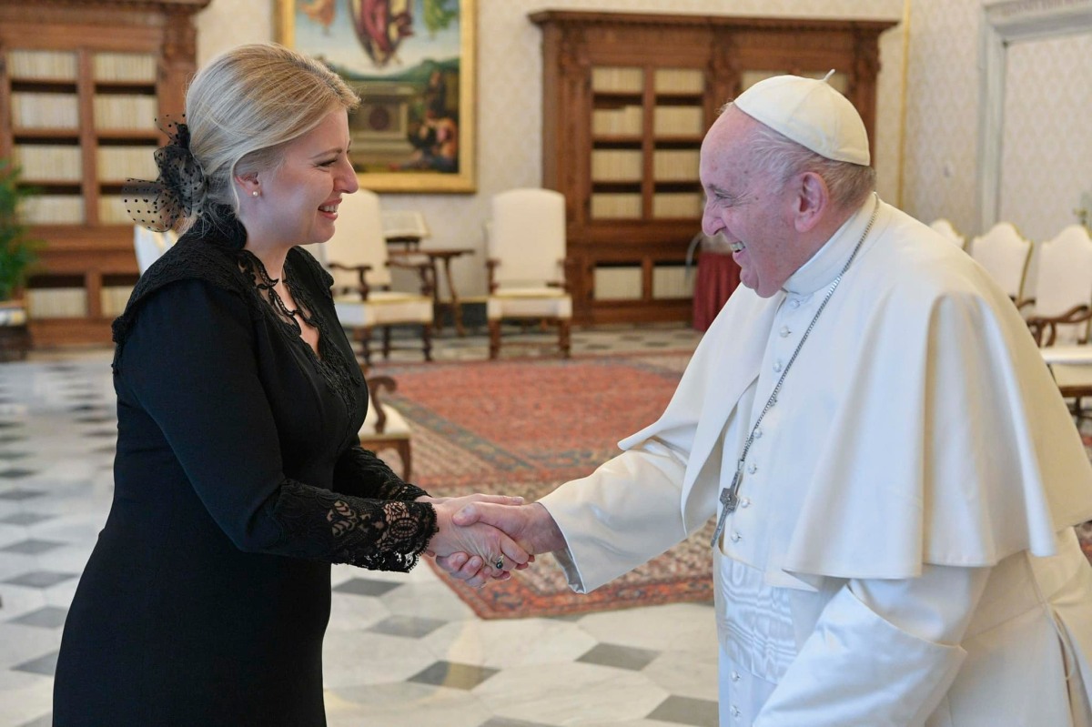 Zuzana Čaputová, pápež František