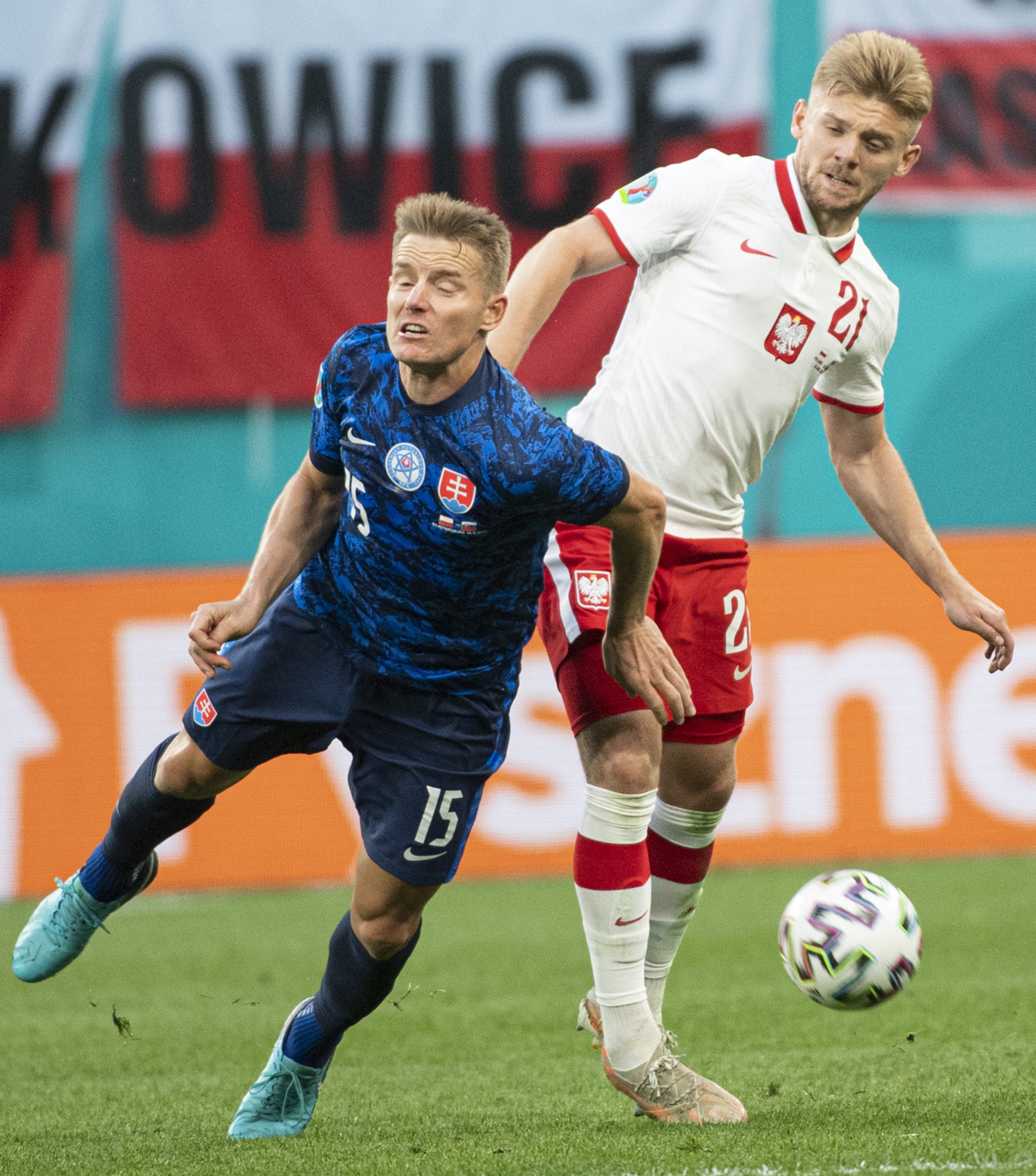 Rusko SR futbal ME2020 E Poľsko Slovensko