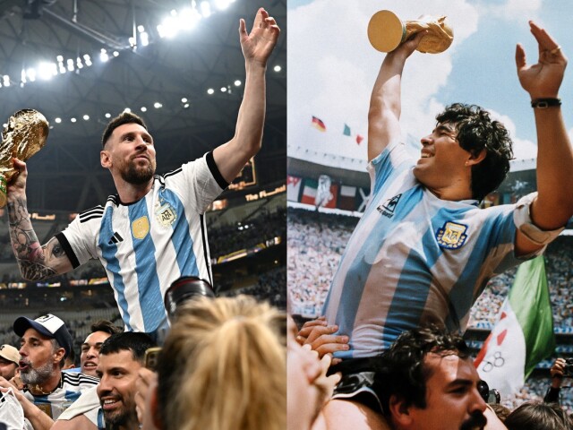 Lionel Messi Diego Maradona